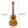 Guitalele,Kmise 31 inch Guitarlele Mini Travel Guitar Ukulele Mahogany with