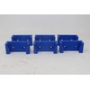 6 Pack Battery Mount Holder Fit Kobalt 24v Blue Organizers