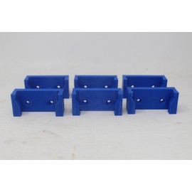 6 Pack Battery Mount Holder Fit Kobalt 24v Blue Organizers