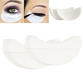 ZJchao Parches bajo Ojo, 10pcs Parche de Sombra de Ojos Almohadillas para Ojos Protector de Sombra de Ojos Adhesivos Pegatinas de Maquillaje Parches de pestañas bajo los Cojines para Sombras de Ojos