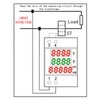 Digital Single Phase Energy Meter Tester Electricity Usage Monitor Ampermeter