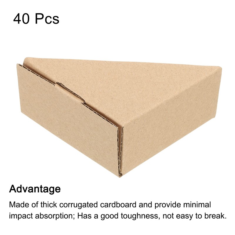 sourcing map Pack of 40 Adjustable Cardboard Edge Protectors 3