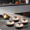 100 Pcs 8 oz Disposable Ramekins with Lids, Black and