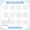 FREEBLOSS 12Pcs 5.5 * 5.5inch Plastic Sashiko Stencils Drawing Stencils