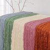 Cheesecloth Table Runner , 90x400cm Boho Gauze Table Runner 13Ft