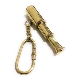 NauticalMart Brass Telescope Key Chain 3" Nautical Gift