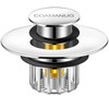 coamanug Bathtub Stopper | Shower Drain Hair Catcher, Pop-up Tub