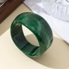 Fuqimanman2020 Resin Irregular Geometric Bangle Bracelets Acrylic Wide Chunky Bangle