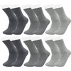 Vitasox Men's Socks Short Shaft Plain without Rubber 6/12 Pairs,