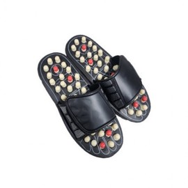 Foot acupressure slippers, rotational contraction type, less painful foot massage, indoor shoe size (42-43)
