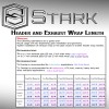 Stark 2" x 50FT Exhaust Header Fiberglass Heat Wrap Tape