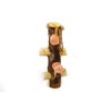 Chubby Natural Wooden 4 Hole Suet Log Feeder For Garden