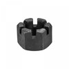 sourcing map M33x2mm Hexagon Slotted Nut, Grade 4.8 Carbon Steel