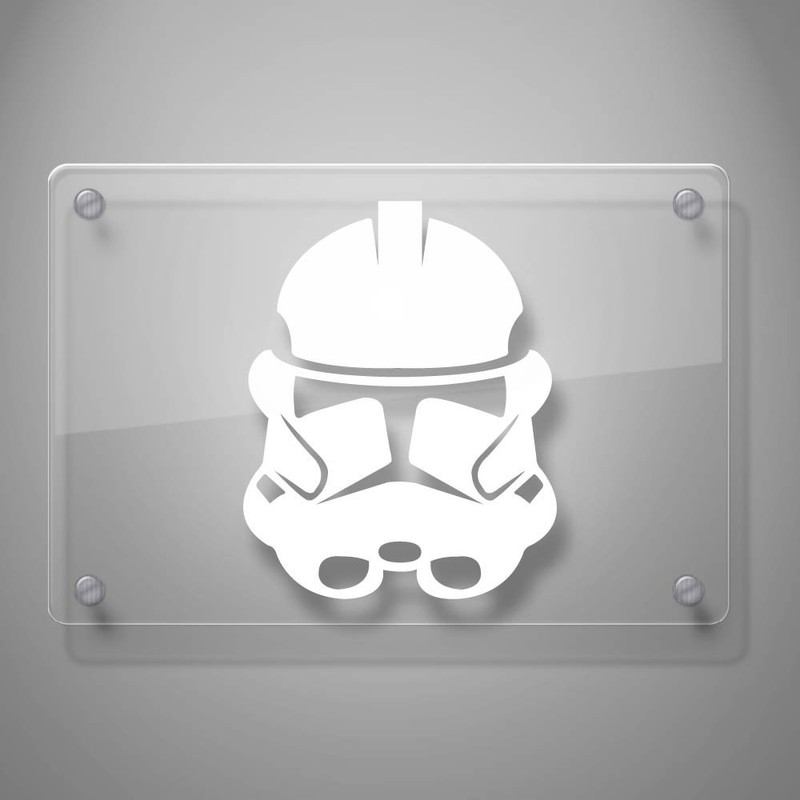 Yoonek Graphics Clone Trooper Vinyl Decal Sticker # 852 (6"