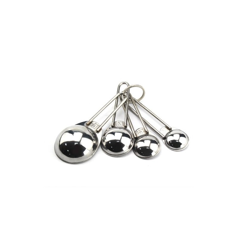 パール金属 アンテノア ステンレス製 計量スプーン 4本組 オーバル型 D-3575