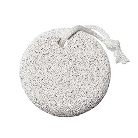 zoerbufan Pumice Stone for Feet/Hands/Body, Natural Lava Pumice Stone for Dead Hard Skin Removal, Foot Scrubber, White Calluse Remover, Foot File for Men/Women for Exfoliation(Circle)