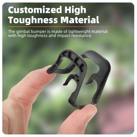 FSIDIWT Gimbal Bumper Guard for DJI Neo Accessories, Anti-Collision Lens Protection Guard Bar for DJI Neo Drone Camera (Black)