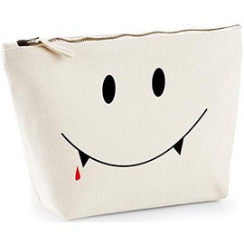 Hippowarehouse Vampire smile blood printed make up cosmetic wash bag 18x19x9cm