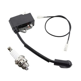 TOPREPAIR Ignition Coil Spark Plug for Husqvarna 125B 125BX 125BVX HB281 Blower 585836101 545108101
