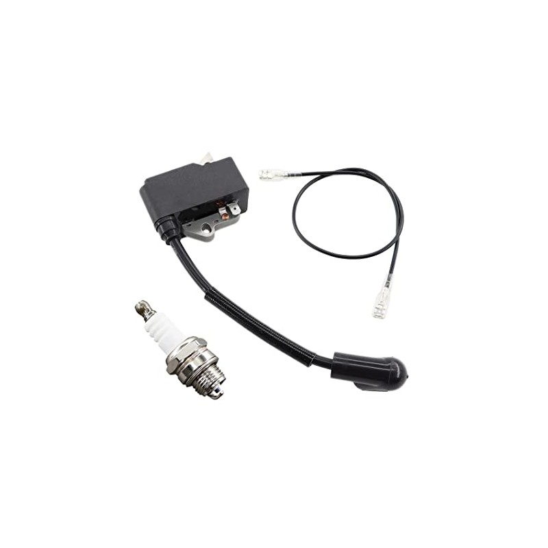 TOPREPAIR Ignition Coil Spark Plug for Husqvarna 125B 125BX 125BVX
