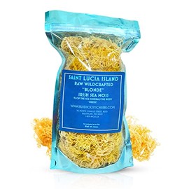 Irish Sea Moss | Dr. Sebi Inspired | Ideal to make 240+ Oz of Sea Moss Gel | Sun-Dried Golden Sea Moss | Straight from the Coast of St. Lucia | 16 Oz