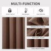 Joydeco Blackout Curtains 90 inch Long 2 Panels Set, Thermal