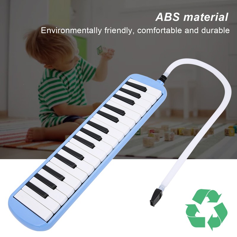 Melodica 32 Key ABS Wind Black and White Keyboard Instrument
