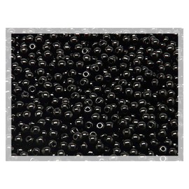 100pcs 3mm Round Pressed Czech Glass Beads Druk Jet Black Black Small Beads for Threading