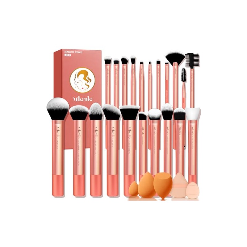 Makeup Brushes Set, Mlemle Professional 26 Pcs Makeup Kit, Include
