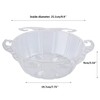 Idyllize 5 Piece of 10 Inch Clear Plastics Plant Saucers