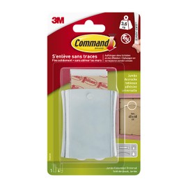 Command 17048 Metal Picture Nail (Size XL up to 3.6 Kg Capacity) Single Hooks and 4 Strips Extra Large