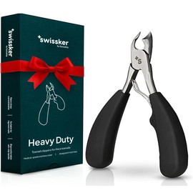 Swissker by Swissklip Toenail Clippers | Heavy Duty Toe Nail Clippers I Toenail Clippers for Thick Nails I Big Toe Nail Clippers for Thick Toenails I Heavy Duty Nail Clippers for Thick Nail