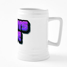 CafePress Daddys Love 25 oz Ceramic Beer Stein Mug