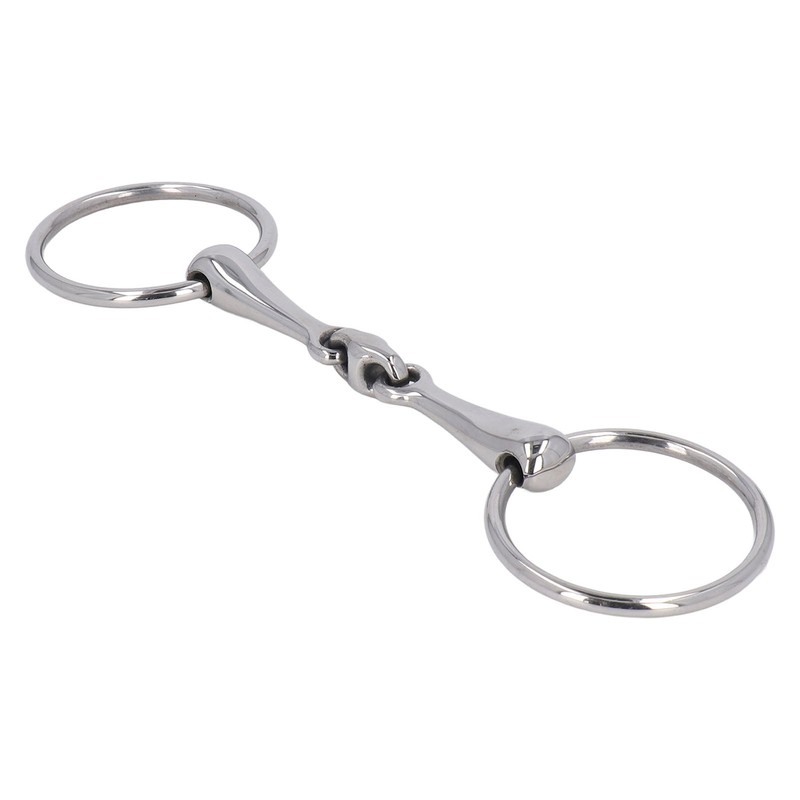 Horse Snaffle Stainless Steel Flexible Jointed Wearable Rust Proof O