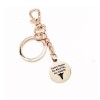 JKCE Designs Gastric Bypass Rose Gold Charm Clip On Keychain, Gastric Bypass Medical ID