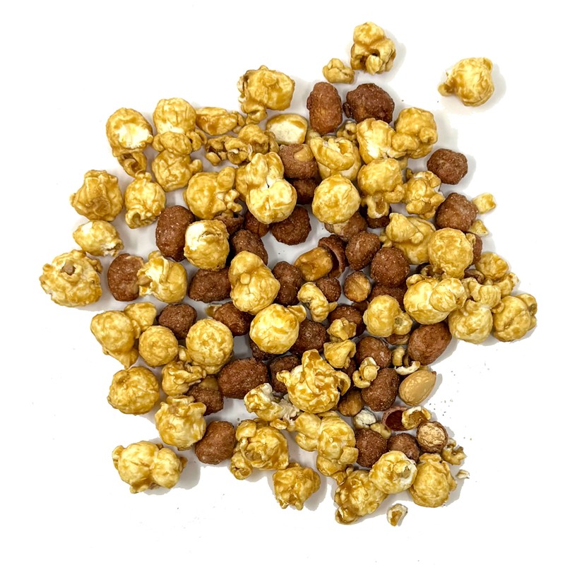P-Nuttles Plus Caramel Corn, Butter Toffee Peanuts and Caramel Popcorn