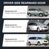 Rearward Right Door C Pillar Outer Windshield Pillar Trim Replacement