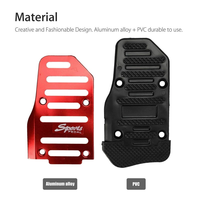 MACHSWON Non Slip Automatic Car Treadle Accelerator Brake Pedal Cover