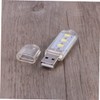 Operitacx USB LED Tischlampe Mini Leselampe Mit Flexiblem Schwanenhals USB