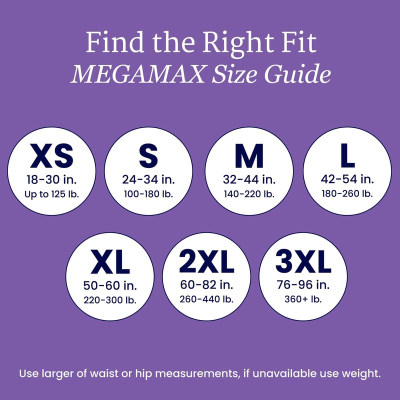 NorthShore MegaMax Adult Overnight Diapers, 12-Hour Tab-Style, Small, 4 Count