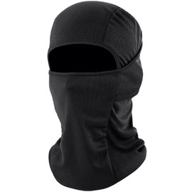 fuinloth Balaclava Ski Mask, Motorcycle Cycling Face Mask Skiing Running for Men/Women Black