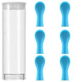 Ear Wax Removal Replacement Tips for Ear Camera, Replacement Ear Pick with 6 Ear Spoon, Replacement Accessories Set for Ear Wax Removal Endoscope