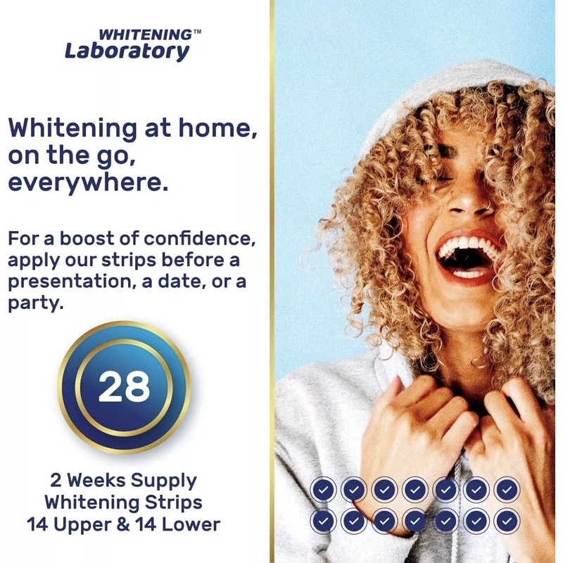 Whitening Laboratory Teeth Premium Whitening Strips – 14 Sessions 28