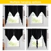 NICETOWN Blackout Window Treatment Pole Pocket Kitchen Tier Curtains- Tailored