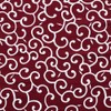 染の安坊 Anbo Tenugui Hand Towel, KARAKUSA (Dark Red), Foliage Scroll,