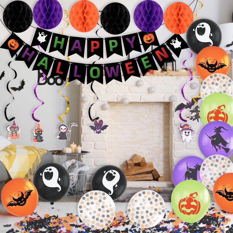 Juego de pancarta de Halloween