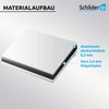 Schilderio Warning Video Surveillance Sign (20 x 20 cm Aluminium