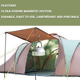 ZQZXD Magnetic Hooks,Heavy Duty Strong Neodymium Magnets with Carabiner Hook, Magnet Hooks with Swivel for Cruise, Grill, Campingr - 4 Pack Black