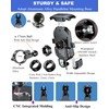 BRCOVAN Motorcycle Phone Mount Holder with Qi 15W Wireless Charger