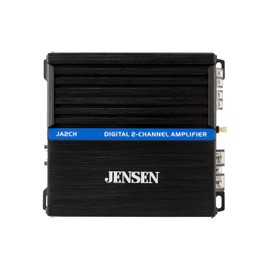 JENSEN JA2CH Class-D 2-Channel Car Audio Amplifier | Motorcycle, ATV/UTV, Golf Cart Audio | 600 Watts Peak Power | Efficient Compact Design | Bridegeable